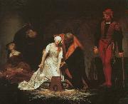 Paul Delaroche The Execution of Lady Jane Grey oil painting on canvas